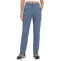 GymBrave Pantalone da Trekking Donna Estate Leggero Pantalone da Lavoro Elasticizzato
