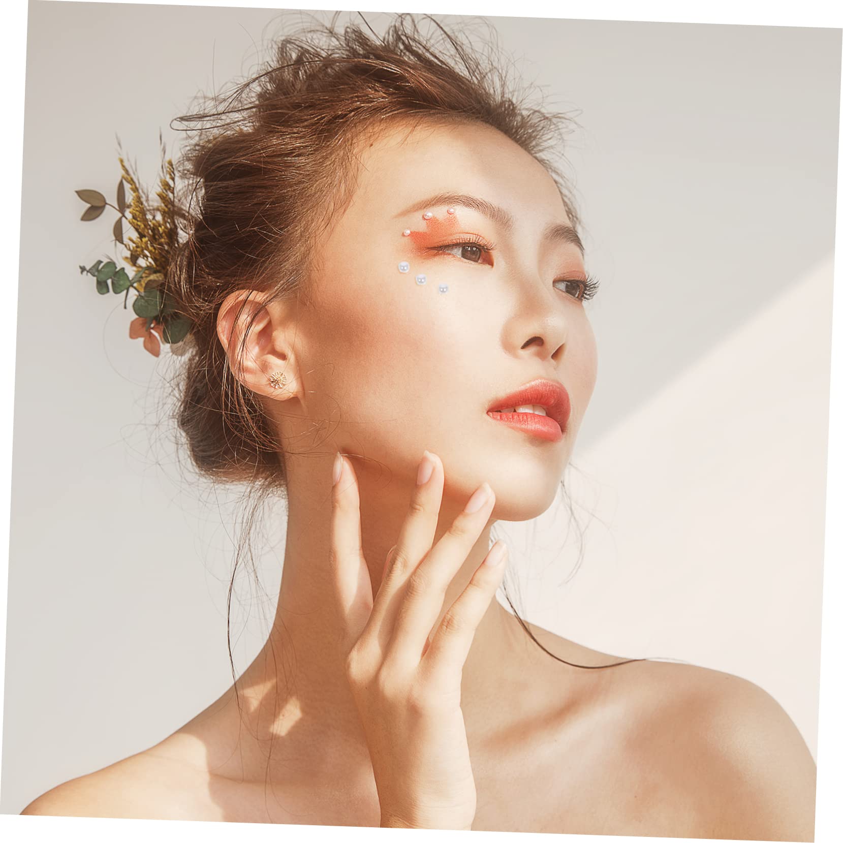 minkissy 25fogli Adesivi Brillantini Per Makeup Di Gemme Per Viso e Occhi Stickers Con Strass Per Festività Di Decorazioni Per Halloween Natale e Feste Vari