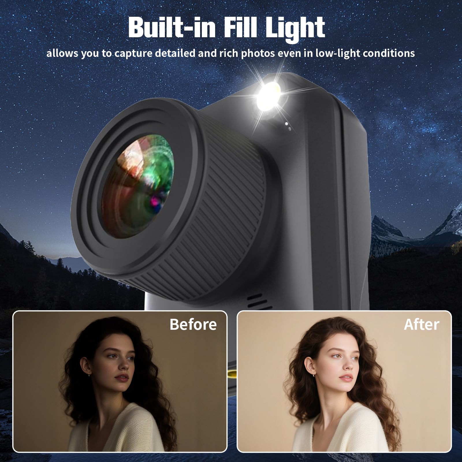 4K Zeitraffer Kamera, 3200W, IP66 wasserdichte Zeitrafferkamera mit 6 Monate Akkulaufzeit, 64GB TF-Karte, 2 Zoll Kippbildschirm, Makroaufnahme, Für Die Aufzeichnung Bauarbeiten, Wetter und Pflanzen