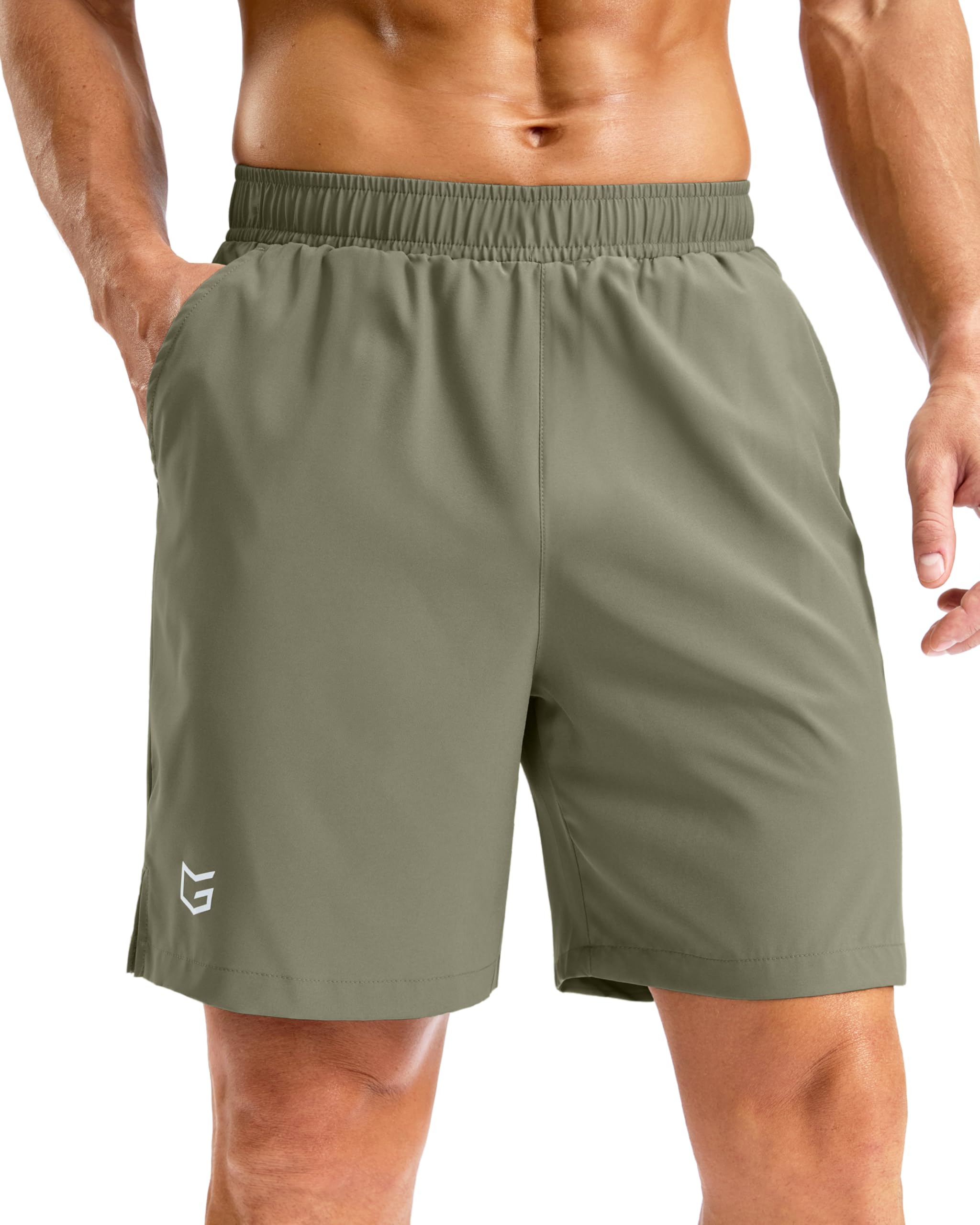 G Gradual Men's Athletic Running Shorts with Pockets 5"/ 7"/ 9" Gym Shorts