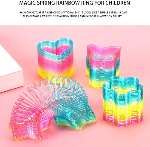 Miniatura 2 de Liberty Imports Surtido de 24 piezas de mini resortes mágicos arcoíris a granel para regalos de fiesta de cumpleaños, premios, bolsas de golosinas