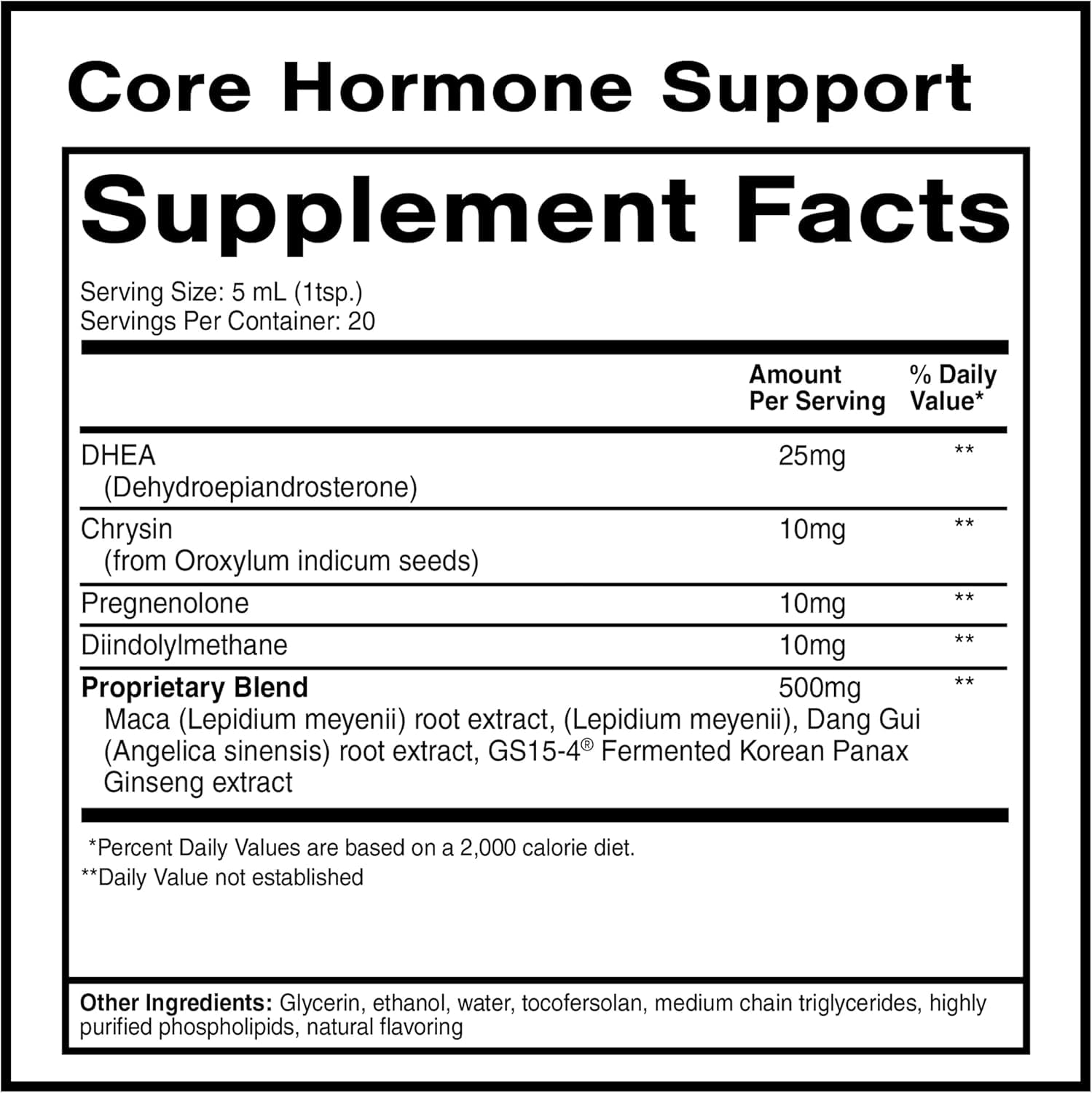 Quicksilver Scientific Core Hormone Support, Hormone Support, 20 Servings — Amazon image 2