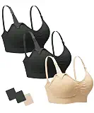 Stelle Body Silk Seamless Maternity Nursing Bra com Pads Removíveis