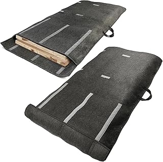 Table Leaf Storage Bag Padded 2 Pack, 2025 Upgraded Thick Felt Dining Table Leaf Cover for Storage, 51x24in Adjustable Heavy Duty Table Leaf Bag Protector, Fit 48 x 20 inches Leaves