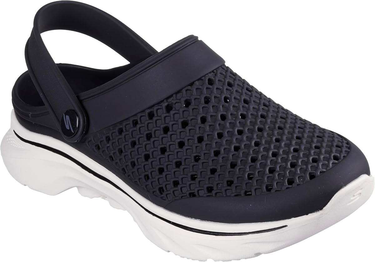 Skechers Women's Foamies Go Walk 7 - Joyous | Casual, Walking, Machine Washable, Vegan, Comfort Pillar Technology, Clog, Foamies