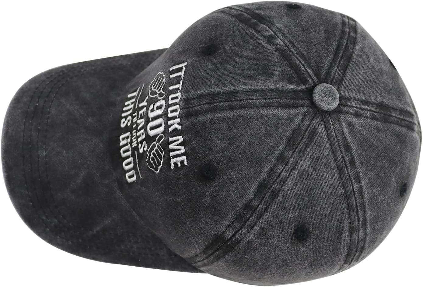 It Took Me 90 Years to Look This Good Hat for Women Men, Funny Adjust Embroidery 90th Birthday Baseball Cap - Image 7