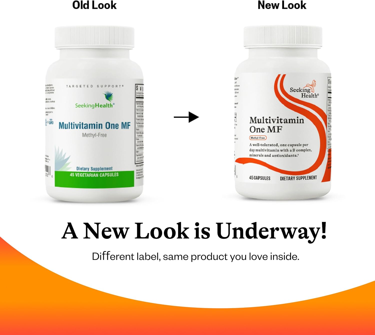 Seeking Health Multivitamin One MF - MTHFR Support Supplement with Calcium Folinate & Vitamin B12 - Easy-to-Digest - Methyl-Free Vegetarian Capsule - 45 Veggie Capsules - Image 7