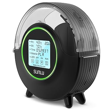 SUNLU S2 Filament Dryer Box for 3D Printer Filament, Keep Dry During 3D Printing, Filament Storage, Filament Holder, Black