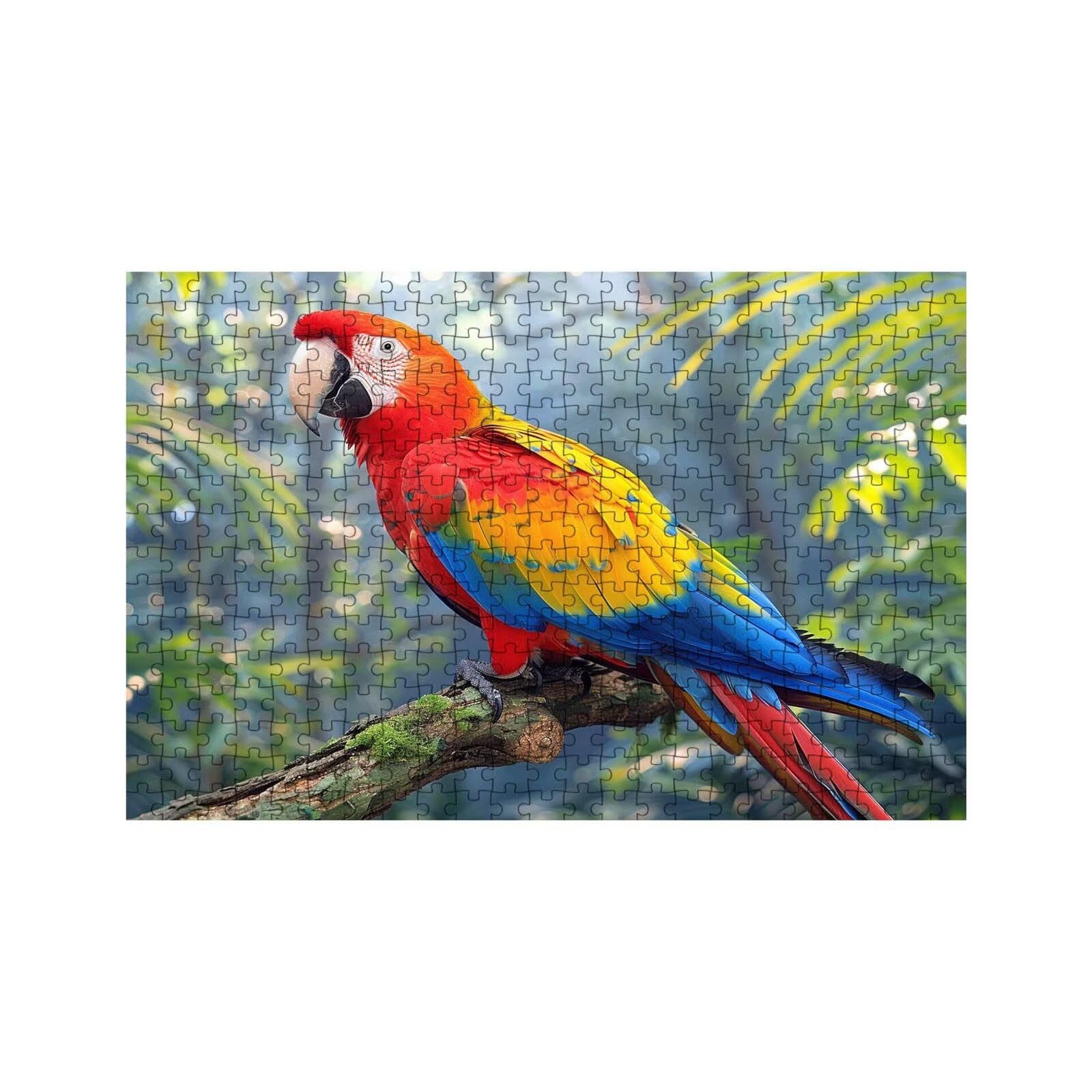 Puzzle 2000 Teile Parrot Puzzle 2000 Teile Erwachsene Tier Holzpuzzle Erwachsene, Klassische Puzzle für Lehrreich Stress Abbauen als Frühlingsdeko Wohnzimmer Geschenke für Frauen 70 x 100CM LZPT-00485