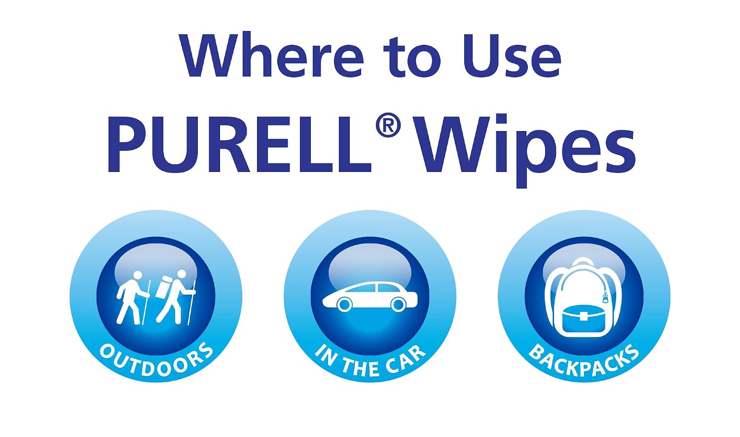 PURELL Hand Sanitizing Wipes, Clean Refreshing Scent, 40 Count Sanitizing Wipes Table Top Canisters (Pack of 3) - 9120-03-EC