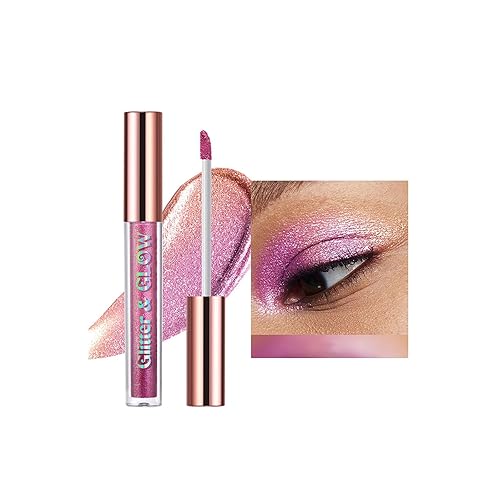 Sombra de ojos con purpurina de diamante de 10 colores, sombra de ojos con purpurina líquida, sombra de ojos de sirena brillante de larga duración,