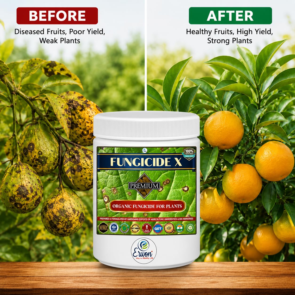 Erwon Fungus Remover X - Organic Plant Protection -5
