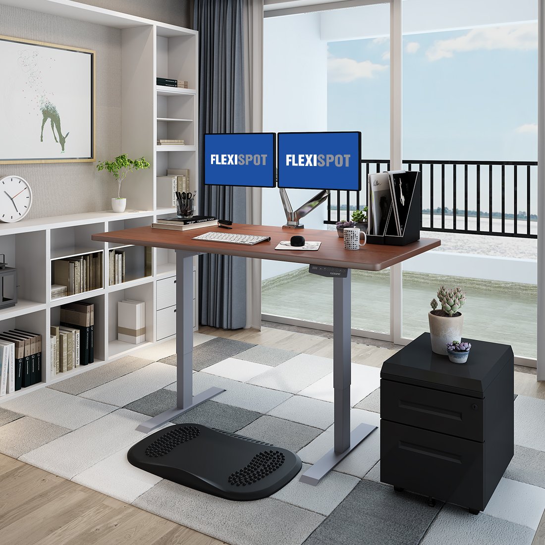 Buy FLEXISPOT Whole Piece 55"x28" Desktop 1" Thickness Height