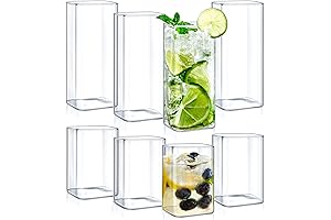 Tessco Square Drinking Glasses, the Unique Addition to Your Drinkware