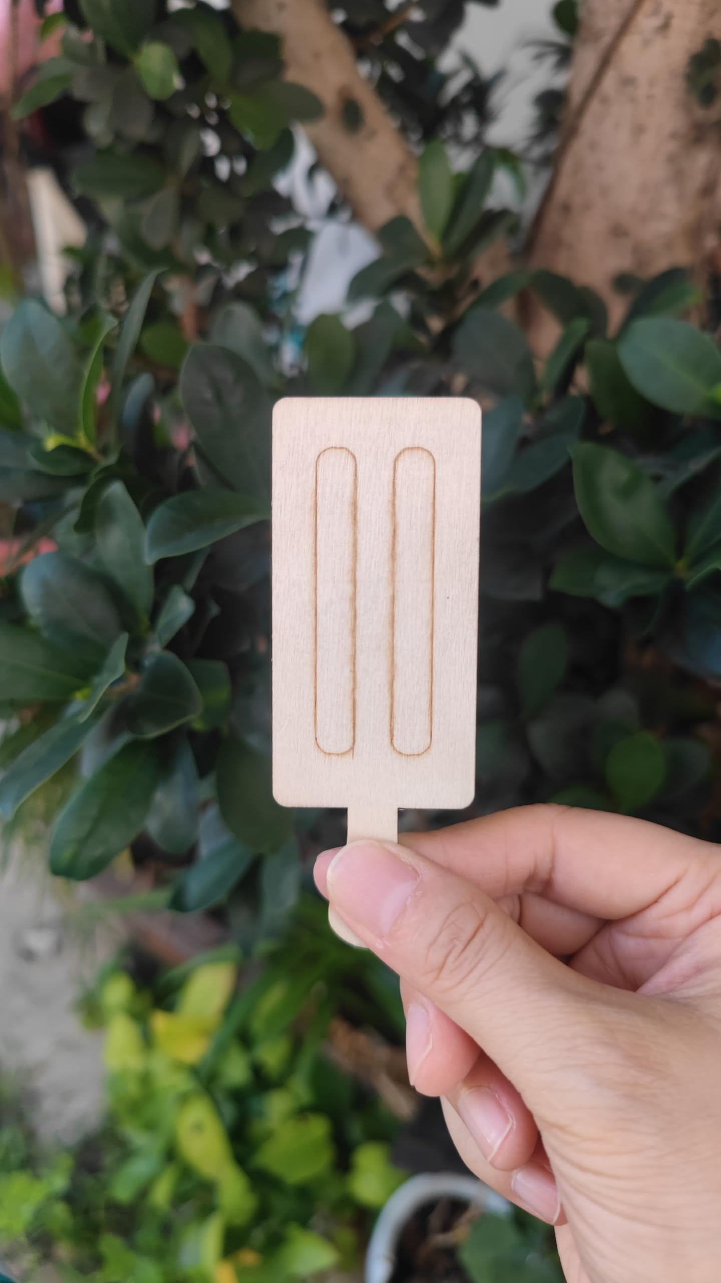 54 piezas de recortes de madera en blanco sin terminar para niños, apto para pintura infantil, decoración de habitación, regalo sorpresa (54Ice Crean)
