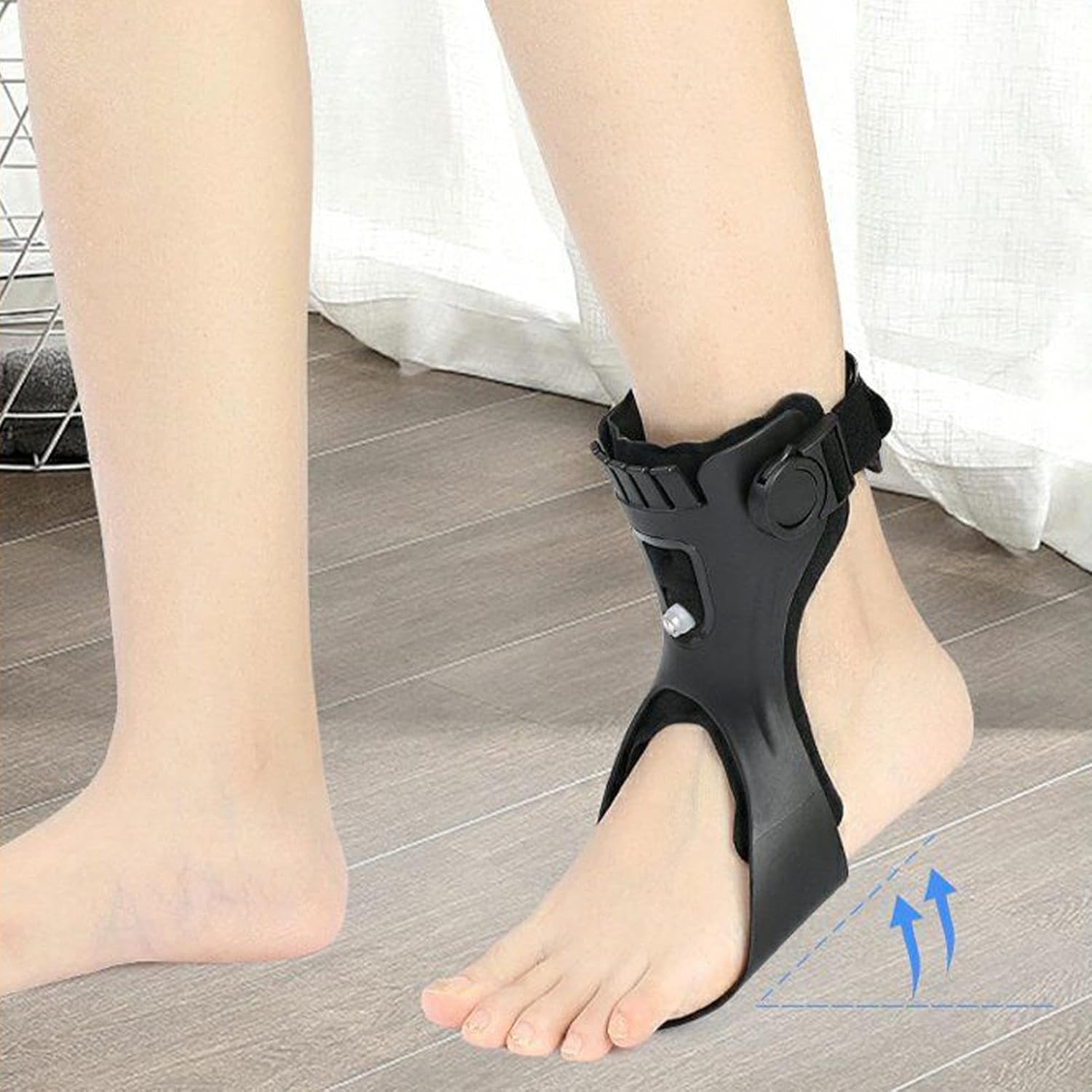Tobillera de pie caído, estabilizador transpirable para caminar y entrenar con zapatos