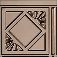 Vista 33 de FASÄDE Panel decorativo para salpicaduras de vinilo de estilo tradicional / patrón 4 en bronce antiguo (muestra de 6 x 6 pulgadas)