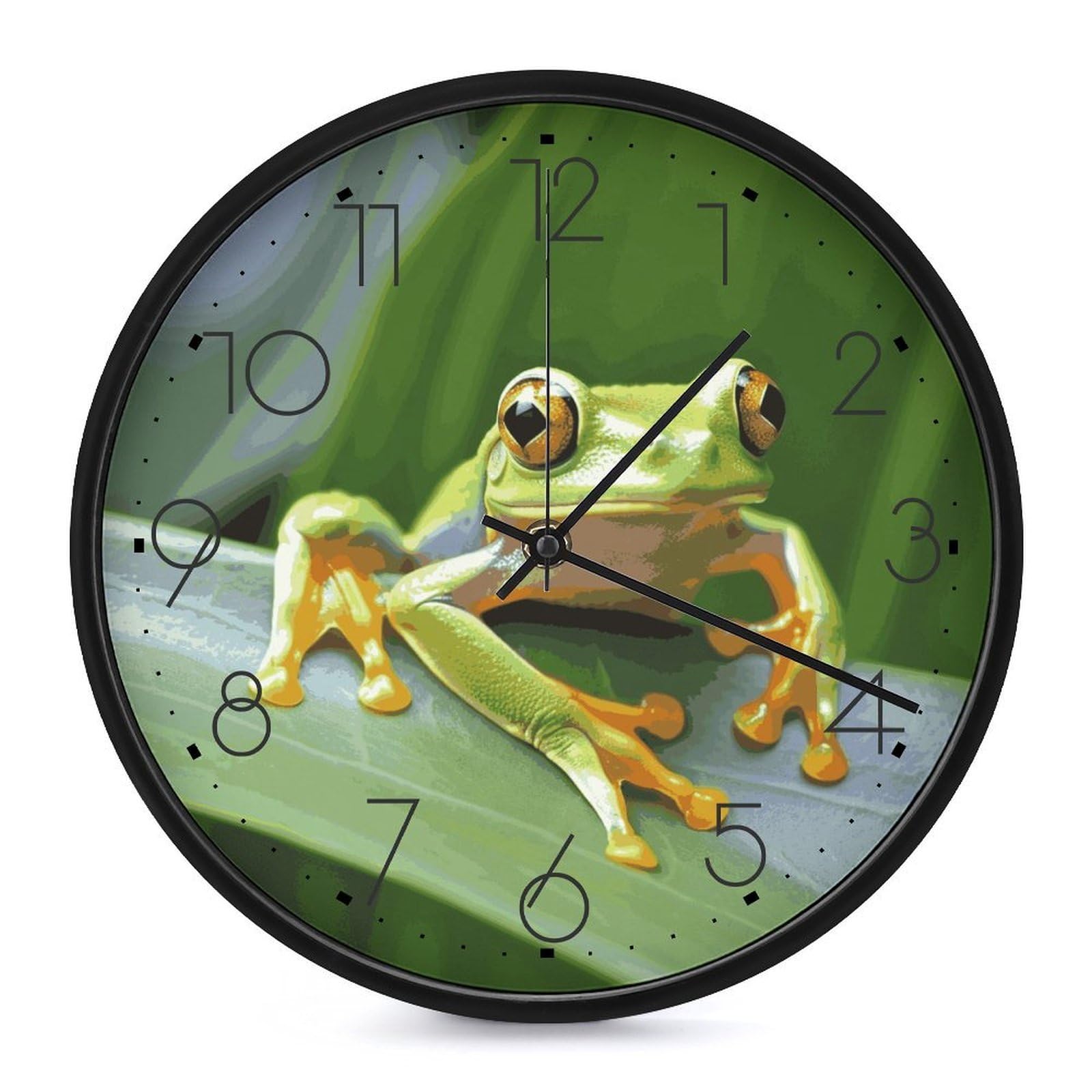 Horloge murale grenouille décoration de bureau et chambre