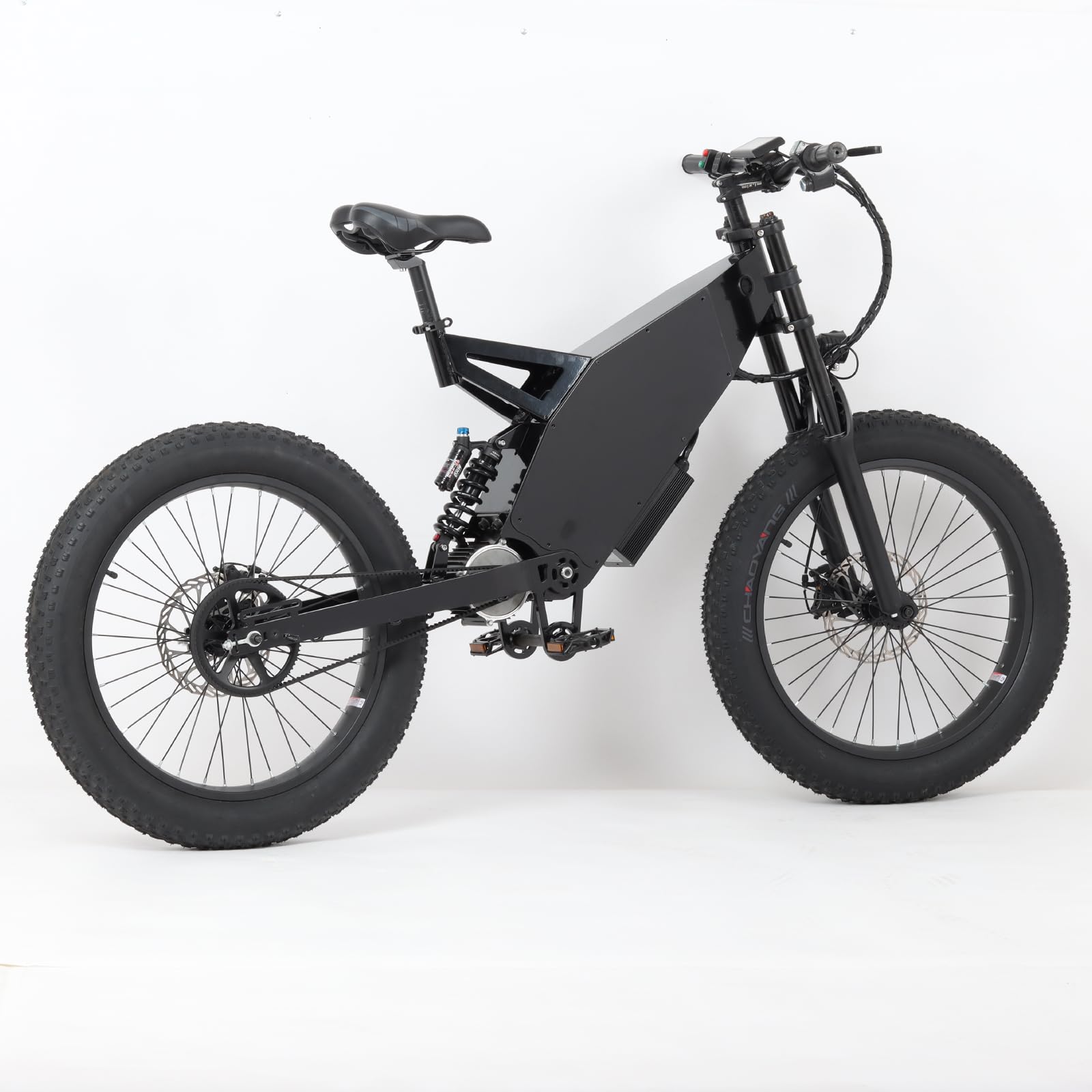KEYU F4 Middle Motor Drive Carbon Mountain Fat 26 Dirt Full Suspension Enduro Stealth Bomber Electric Bicycle Bike Ebike Frame kit : Sports & Outdoors