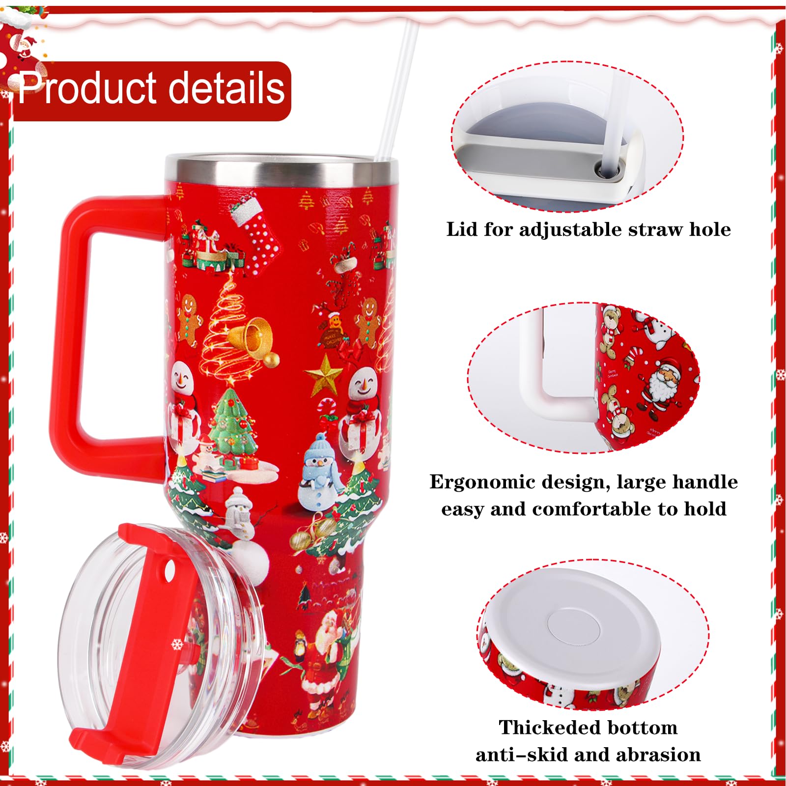 Isolierbecher Mit USA-Flagge Design, 590 Ml Edelstahl – Inkl. Deckel & 2 Strohhalmen – Perfekt Für Unterwegs