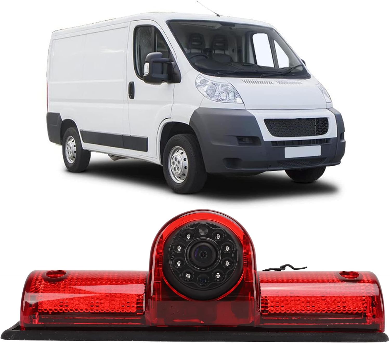 Upgrade Your Vehicle with a Car Brake Light Camera - Tail Mount Backup Parking Reversing Stop Lamp Camera - DC12V - Universally Fit for Vehicles - Provide Rear View Assistance