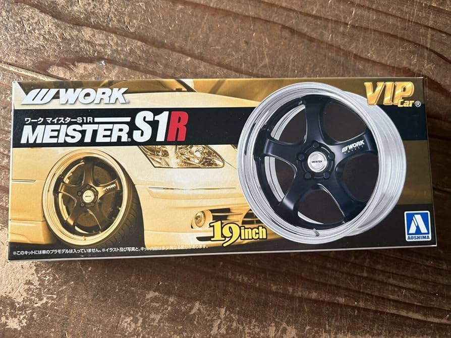 プラモ　ホイール　タイヤ　アオシマ　車 Amazon.co.jp: 93 1/24 アオシマ WORK マイスター S1R 19インチ タイヤ