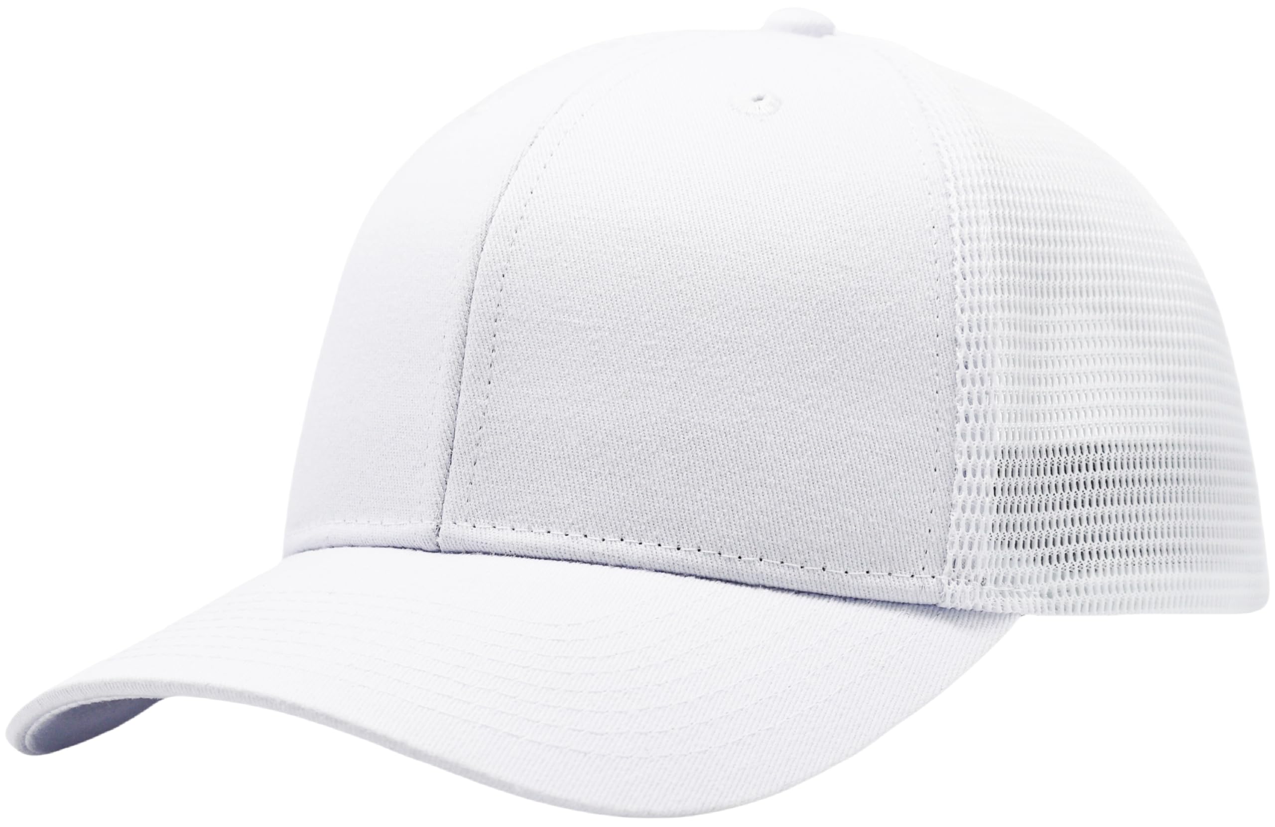 YEANIY M,L,XL,2XL Classic Mesh Trucker Hat for Men,Blank Adjustable Solid Color Snapback Baseball Cap