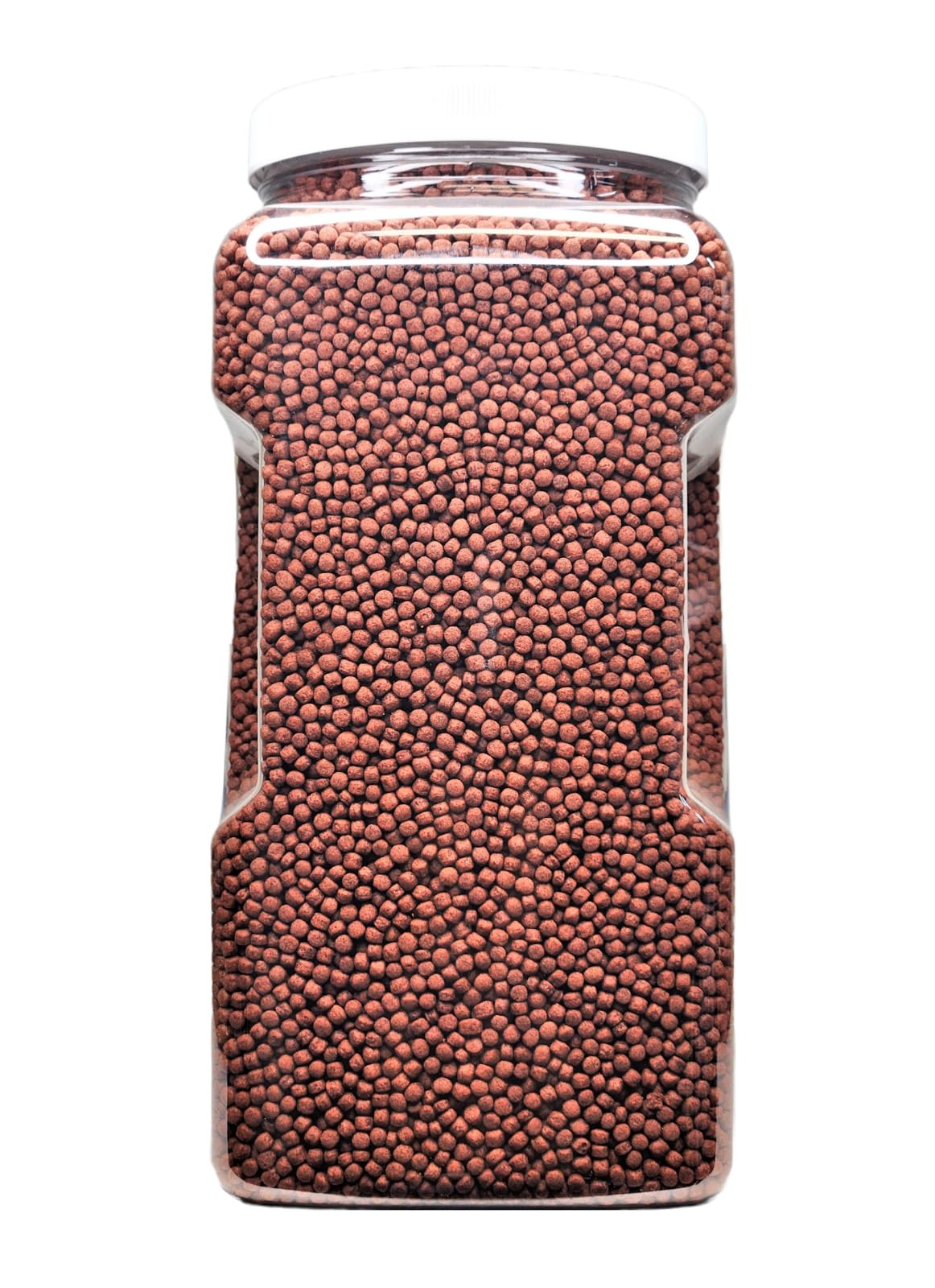 Aquatic Foods Inc. 3mm-1/8 Ultra-Intense Red Color Enhancing Floating Pellets for All Tropical Fish, Discus, Red Flower Horn, Red Parrot, All Fish, All Cichlids - 6oz Small Jar