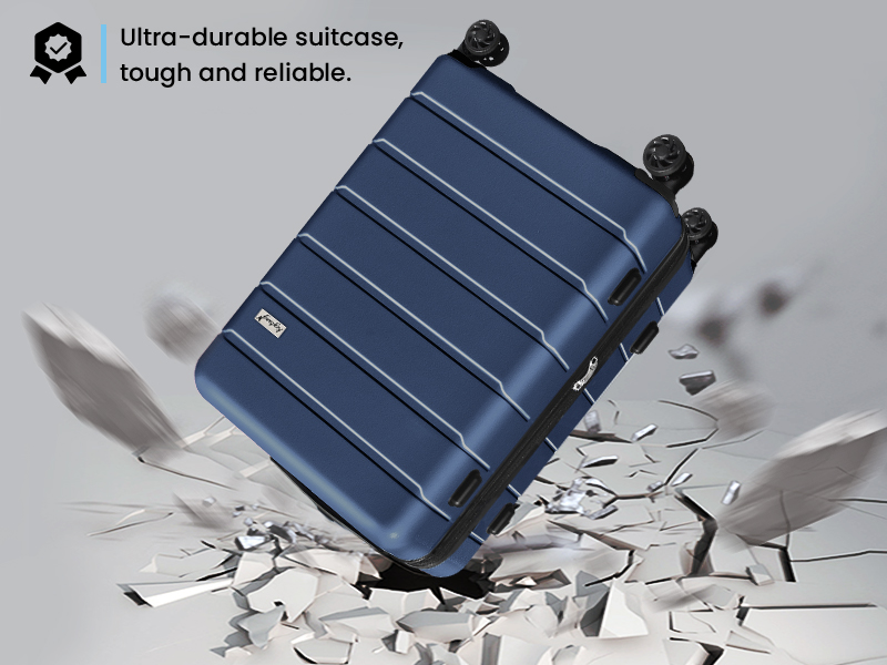 Amazon.com | KEYTANG SmileLine 3-Piece Luggage Set Lightweight