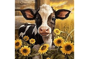 Acudotr Cows Diamond Painting Kit for Adults