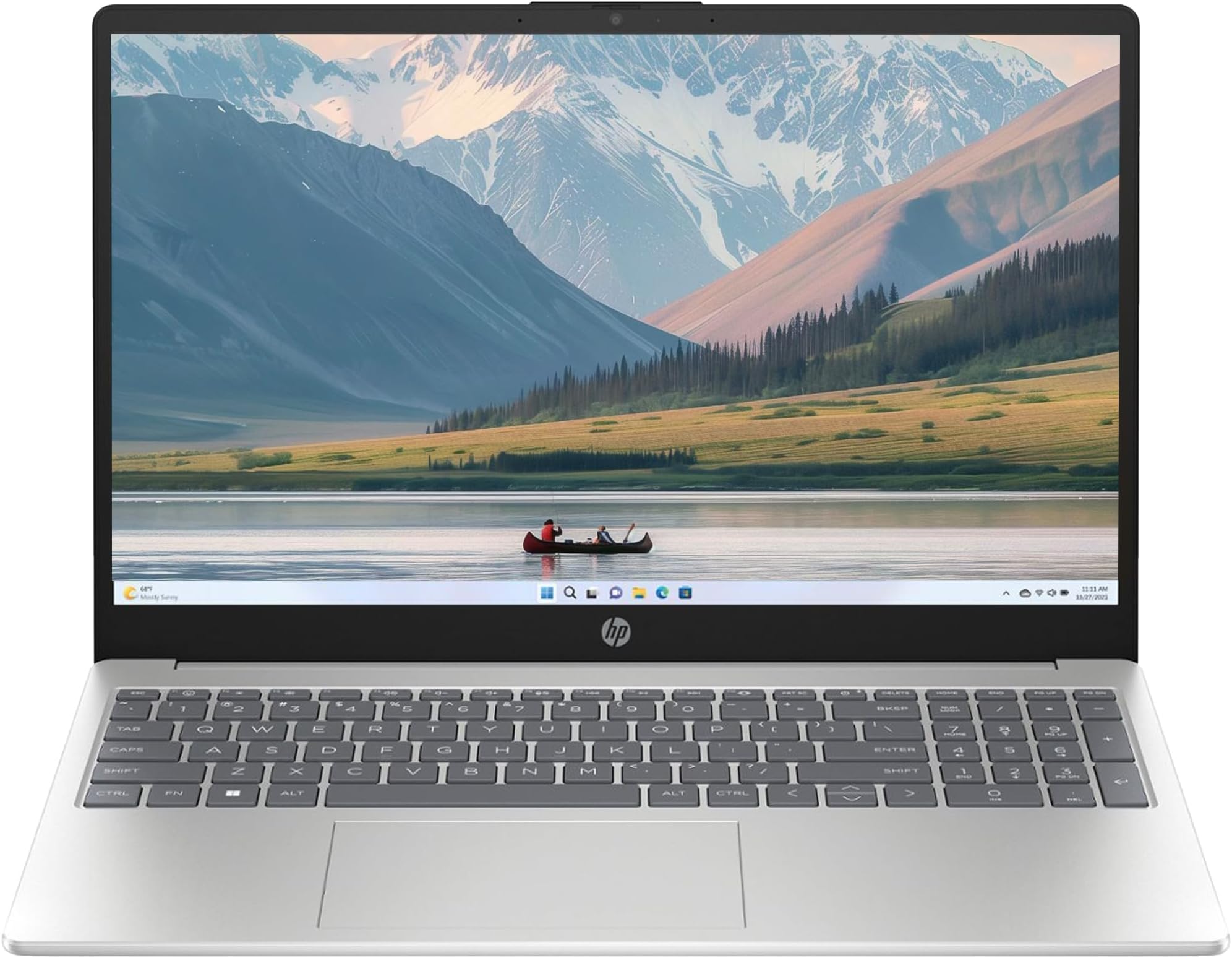 Laptop 15-fd0095wm, 15.6" Full HD Display, Intel Core i5-1235U, 16GB RAM, 512GB SSD, Intel Iris Xe Graphics, Windows 11 Home, Natural Silver (US Version)