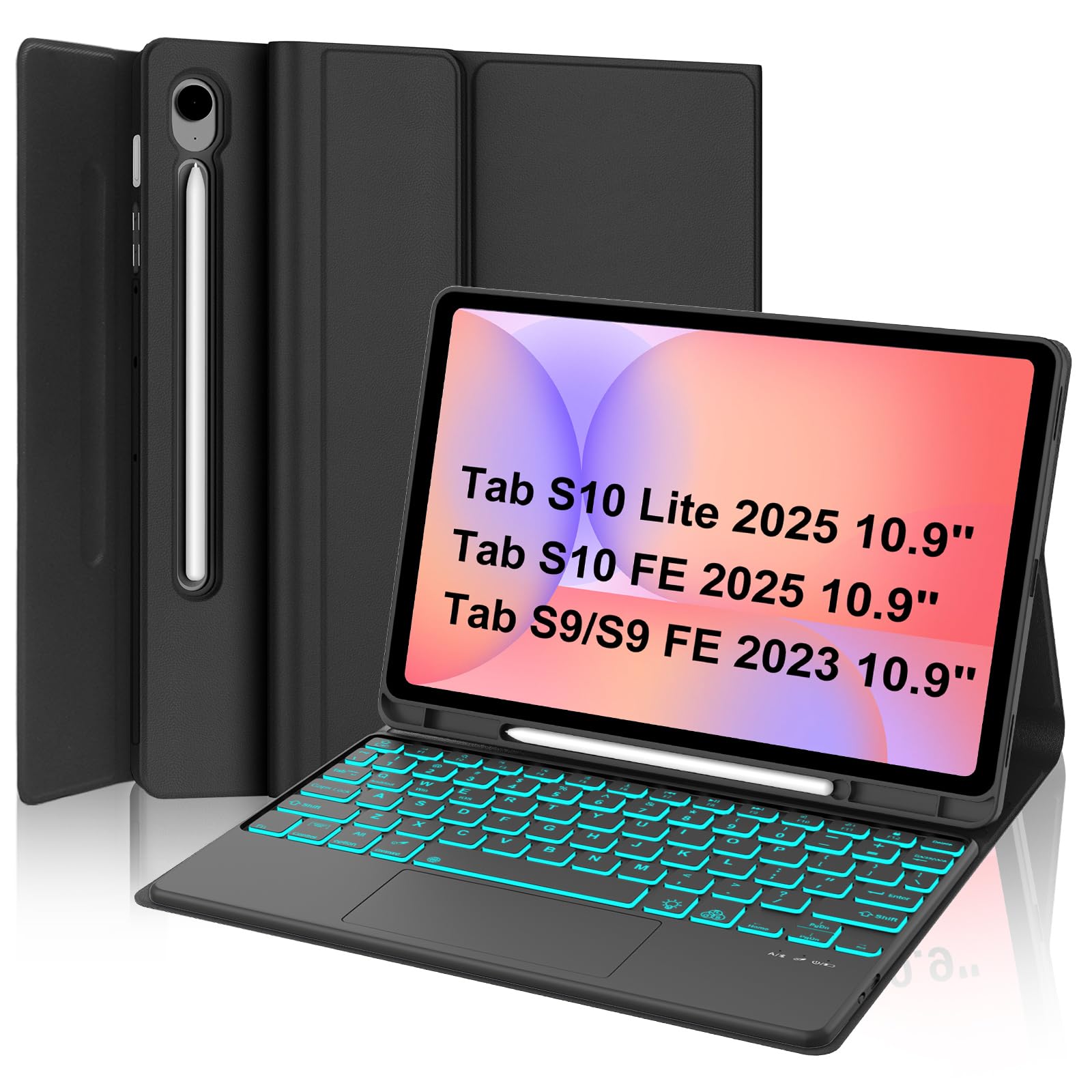 Amazon.com: Keyboard Case for Samsung Galaxy Tab S10 Lite/ S10 FE