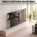Caprigo Full-Motion TV Wall Mount for 40 to 80 Inch TV’s, Universal Heavy-Duty TV Mounting Stand Bracket with Swivel Rotation, Tilt & Cantilever Adjustments (M480/P6) gallery image