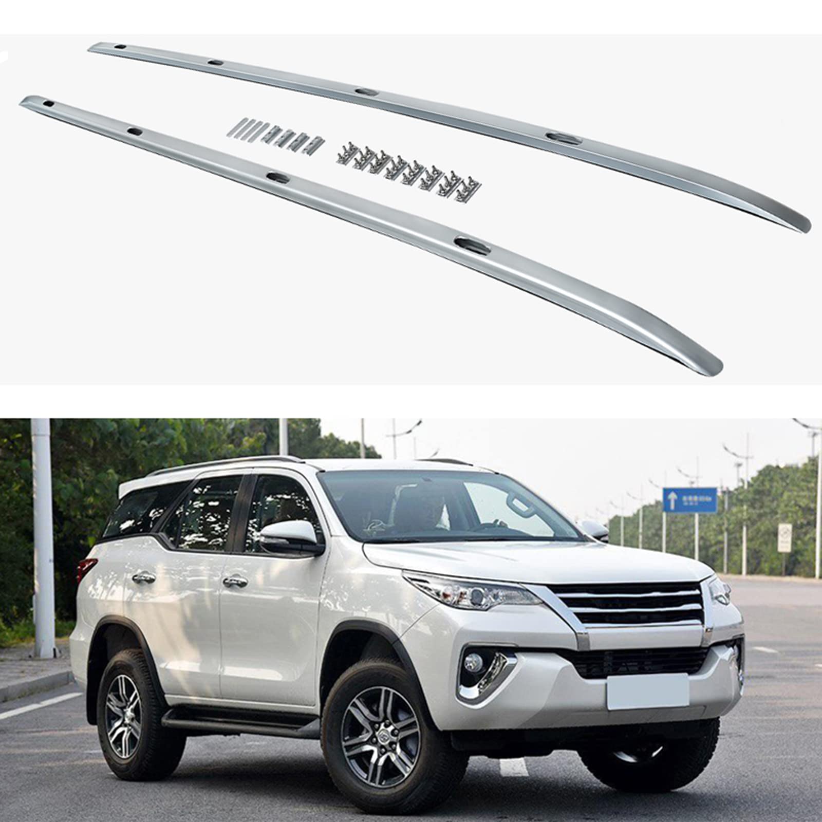 Buy Heavyduty Roof Bars Aluminum Alloy Roof Rack Rails Bar Luggage