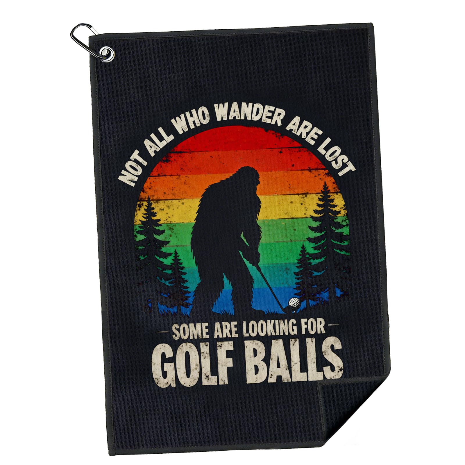CUTHOLLOW Savages Golf Towel, Funny Microfiber Golf Accessories