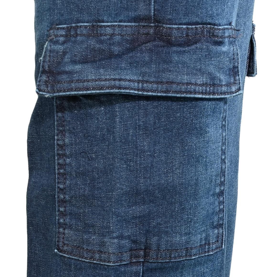 Blue Effect Mädchen Wide Leg Cargojeans Slim fit, Größe:170, Farbe:Dark Blue