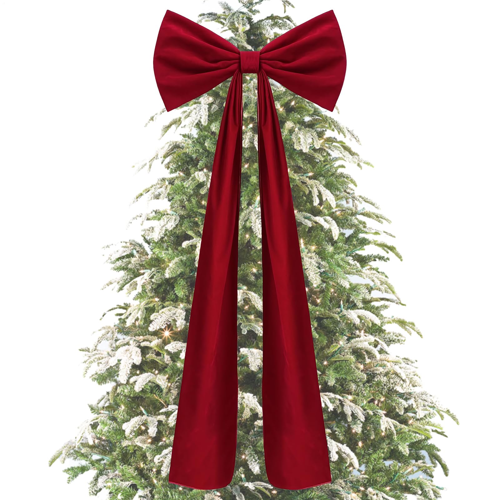 Lazos de Navidad para árbol en formato grande para adornar chimeneas y fachadas con elegancia
