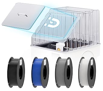 BIQU PopCap Transparent Top Cover for Snapmaker U1, Noise Reduction, Dustproof and Insulated, High-Temp Resistant PC Enclosure with 4KG PLA GO Filaments, Magnetic Hatch and Storage Tool