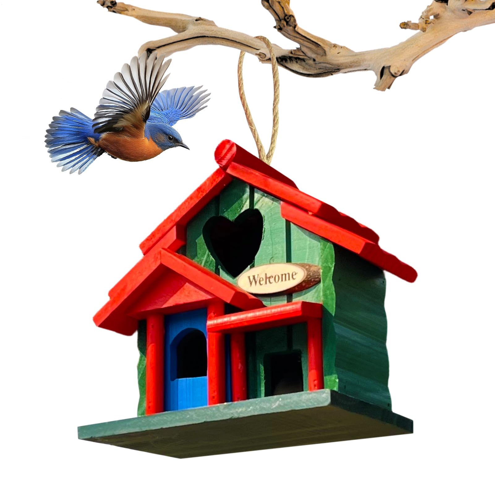 Nichoirs d'Extérieur Décor De Jardin Avec Abri Esthétique