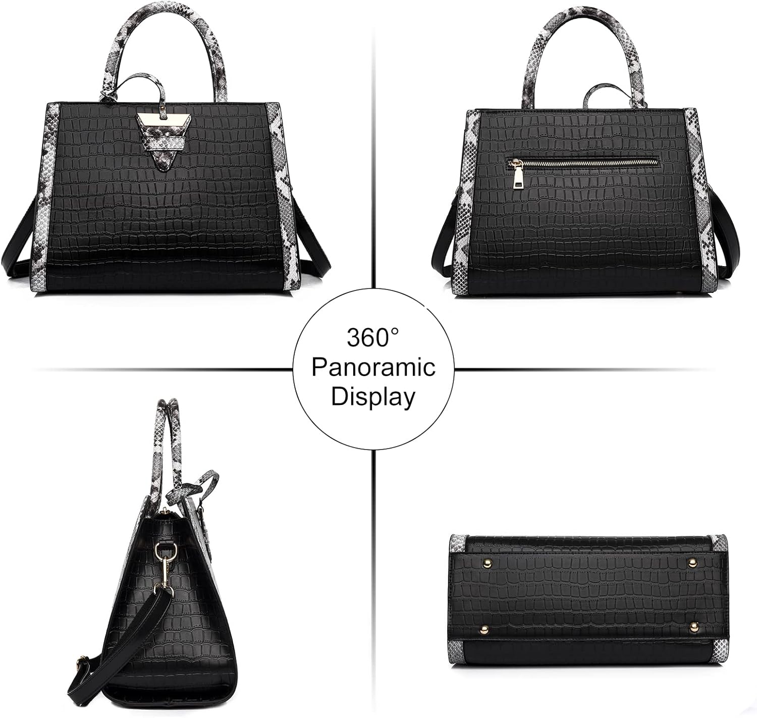 Handbags for Women Luxury Leather Purse Womens Handbags Large Tote Bag Valentines Day Gifts Work Tote Bags for Women | Luxury, Large, Designer Purses - Image 5