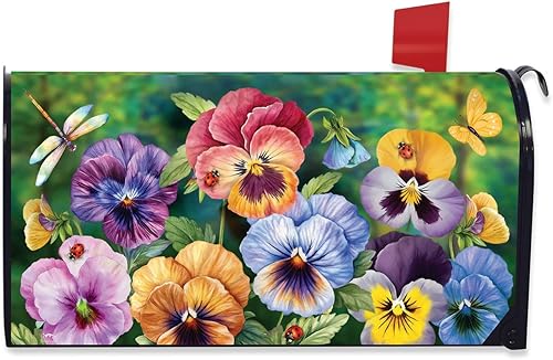 Vista 16 de Briarwood Lane Funda para buzón – Tamaño estándar – Floral Home Sweet Home Spring para buzón de primavera