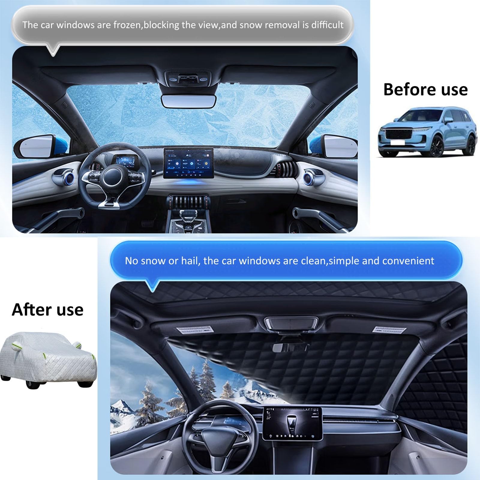 Plata Funda Coche Antigranizo para Volvo C70 II 2005-2009 Coupe-Cabriolet Cubierta Coches,Engrosada y Transpirable Funda para Coche Exterior para Sol a Prueba de Polvo y Nieve,Granizo