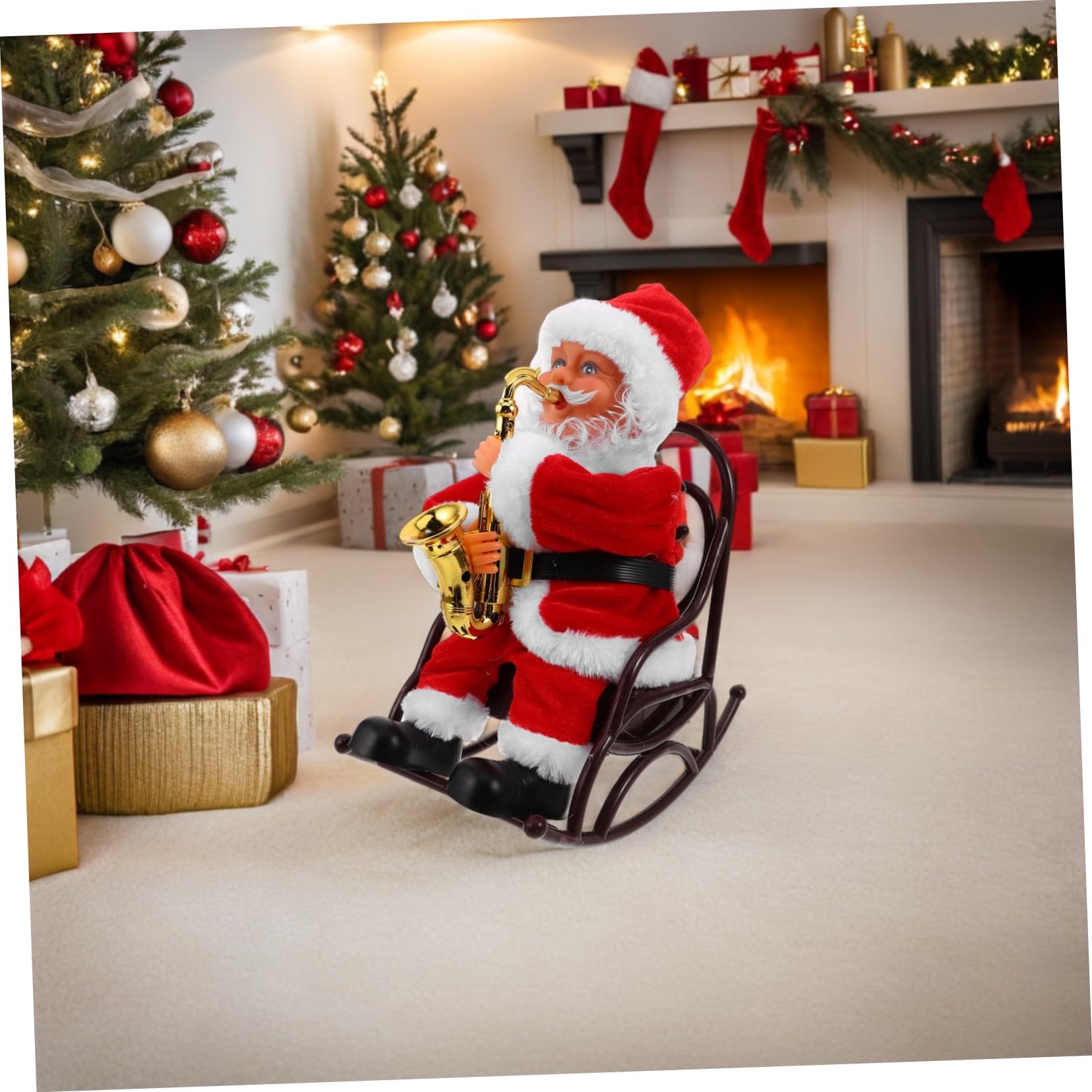 Papá Noel para Muñeco De Papá Noel Regalo De Fiesta Juguete Navideño De Juguetes Divertidos para Navidad De Dibujos Animados Navideño