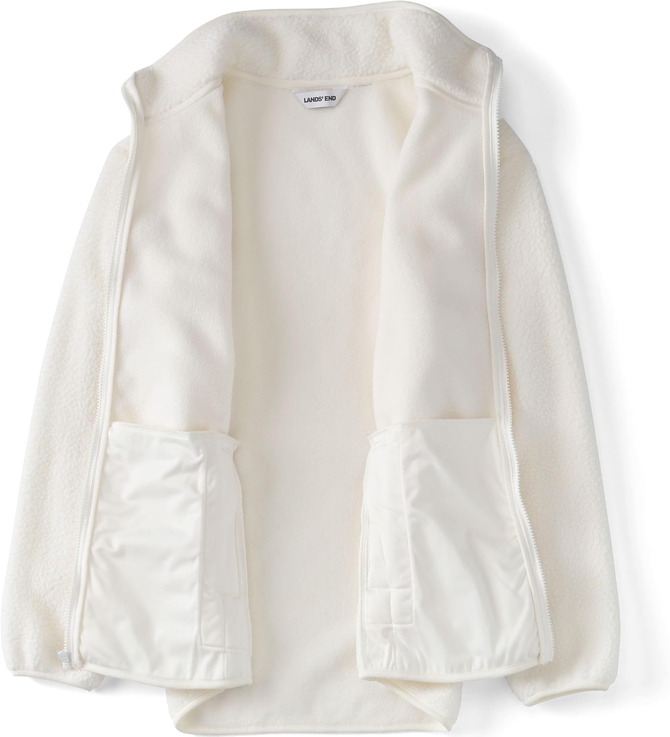 Lands' End Women's Cozy Sherpa Full Zip Fleece Jacket