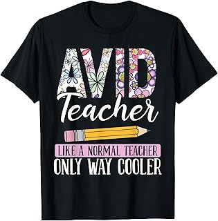 Avid Teaching Program Avid Teacher Must Haves Teacher Men Women T-Shirt