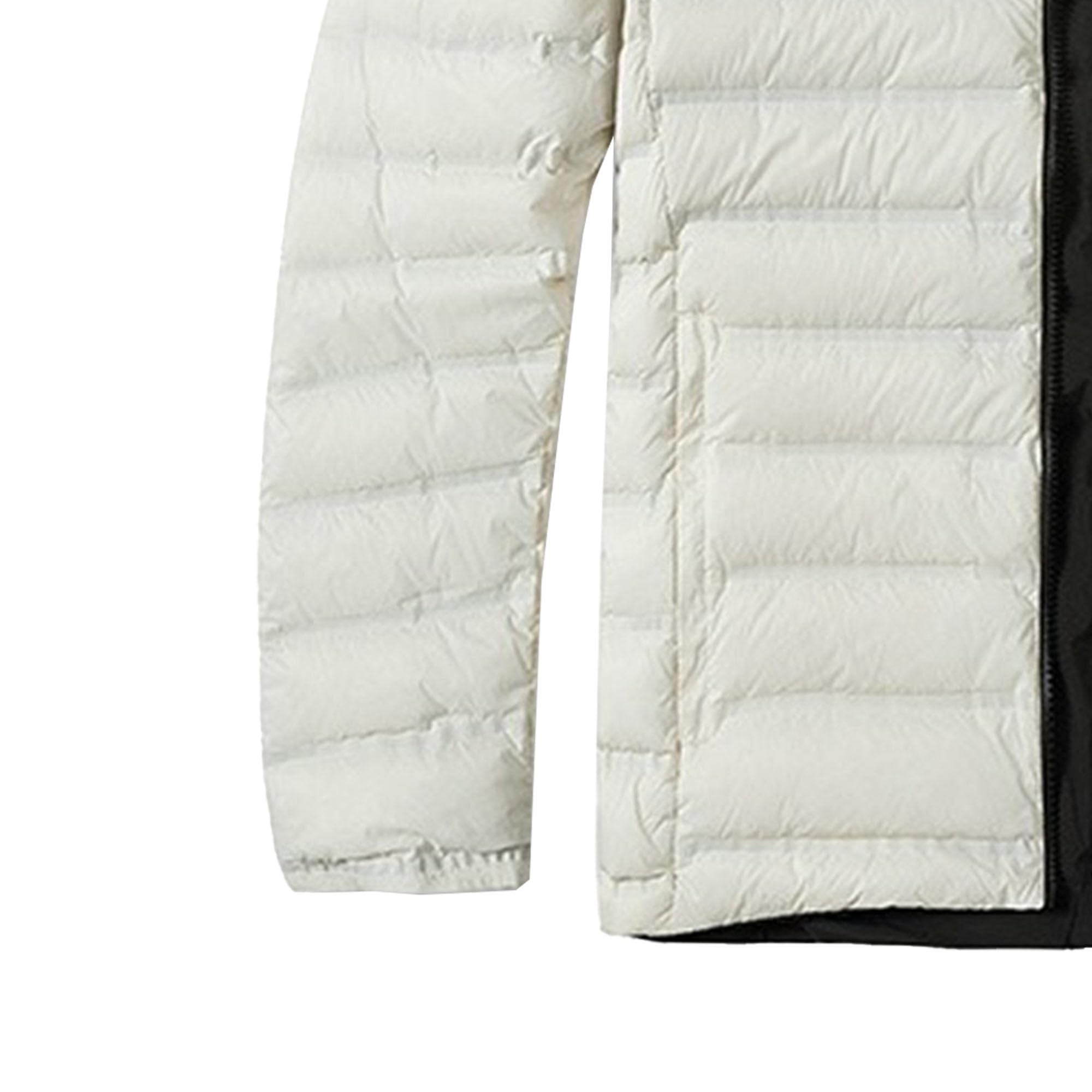 Piumino da uomo leggero e caldo con zip intera con cappuccio casual escursionismo cappotto invernale da uomo leggero giacca ripiegabile