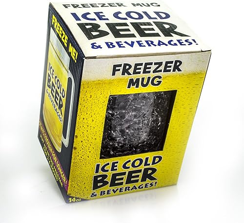 Miniatura 3 de Tazas de cerveza para congelador – Taza aislada para cervezas y cócteles con asa, tazas de doble pared para congelador, tazas de 16 onzas para