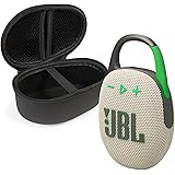 JBL Clip 5 Bluetooth Speaker and divvi! Protective Case - Sand