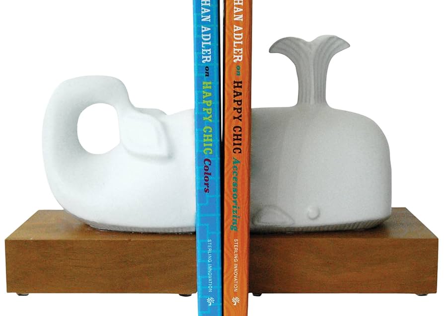 Amazon.co.jp: Jonathan Adler ホエールブックエンド : 文房具