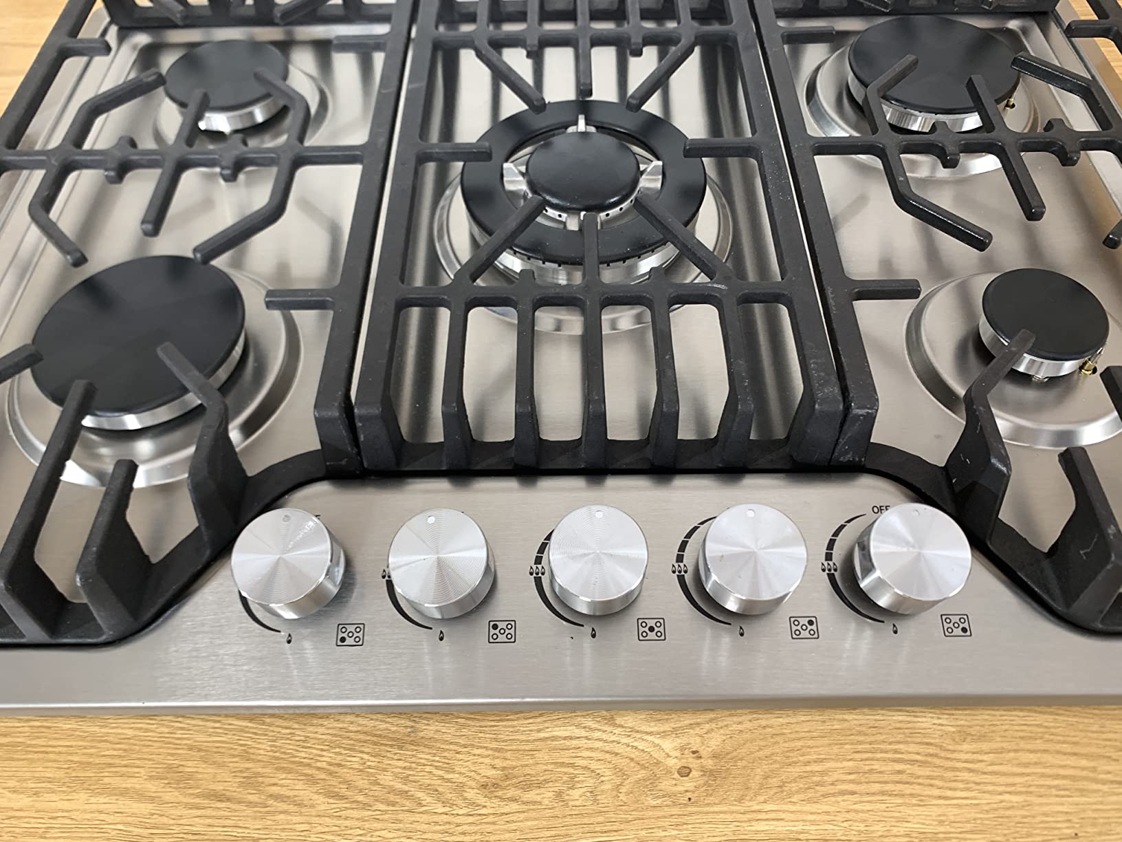 $28/mo - Finance Gas Cooktop 23 inch, Bulit-in Gas Stove Top with 4 ...